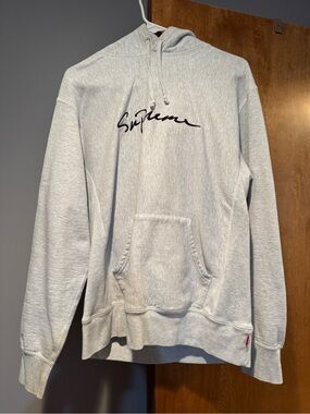 Supreme Ash Gray Hoodie